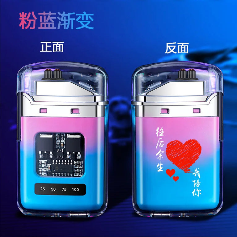 Electric Double Arc USB Plasma Lighter | Windproof Rechargeable Outdoor Tool