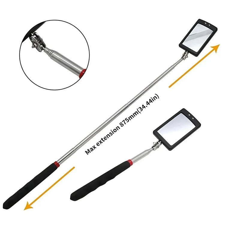 Telescopic Magnetic Pick-Up Tool & Inspection Mirror | Precision Repair Utility