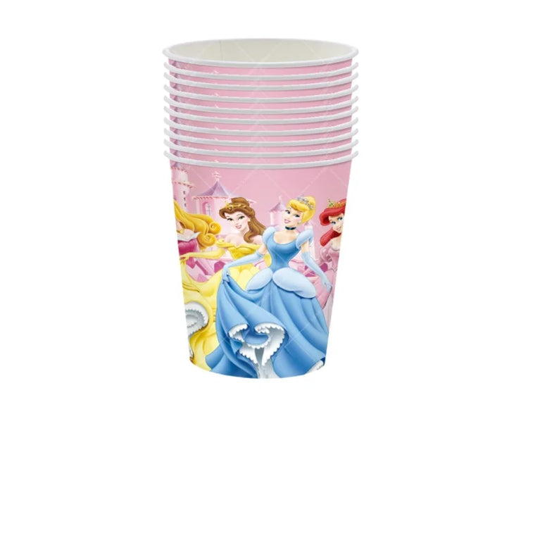Princess Six Theme Party Disposable Tableware Set Girls Birthday