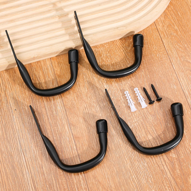 12/2x Heavy Duty Metal Garage Storage Hooks Wall Mounted J Hanger Hooks Utility Hanging Hook for Cycling Bike Garden Accessories