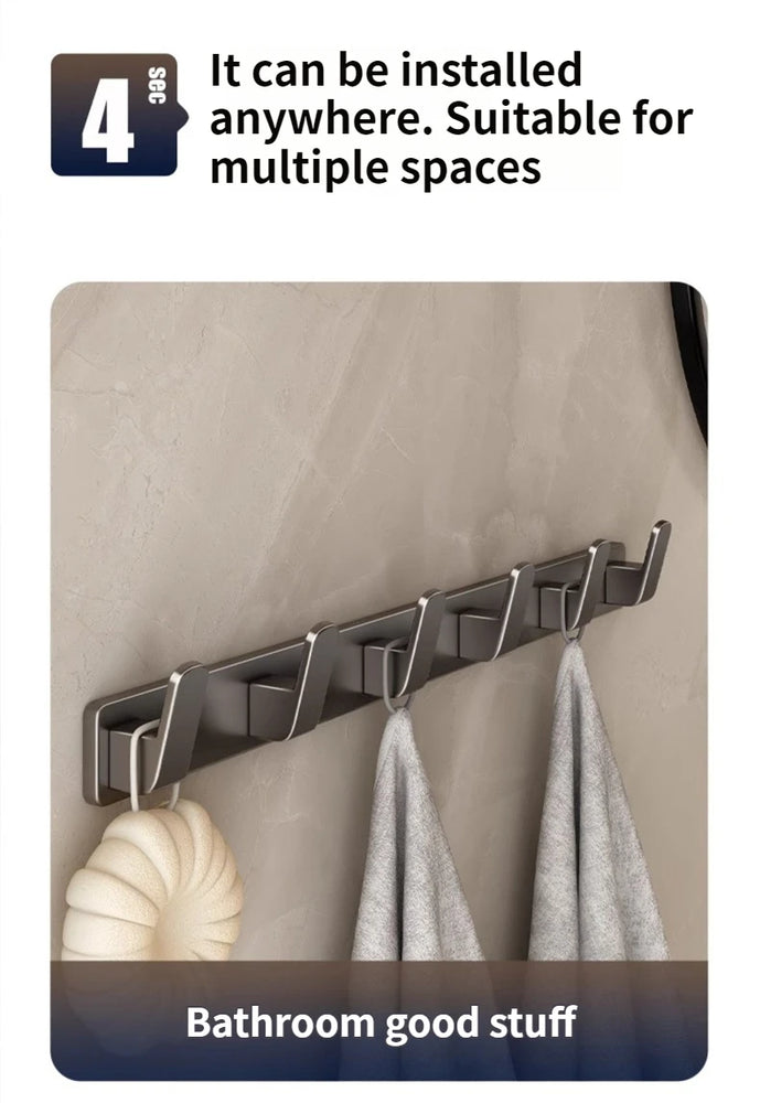 Adhesive Hooks Strong Hook Wall hanger Sticker Hanging Coat Rack Clothes Hanger Shower Robe Hook Kitchen Bathroom Towel Hooks