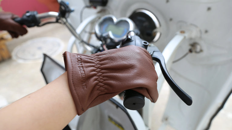 Heavy Duty Cowhide Leather Gardening Gloves Thorn Resistant Work