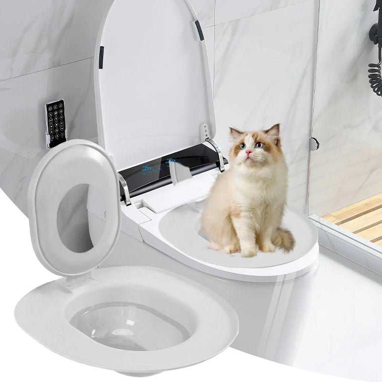 Cat Toilet Training Kit | Reusable Potty Trainer & Litter Box Alternative