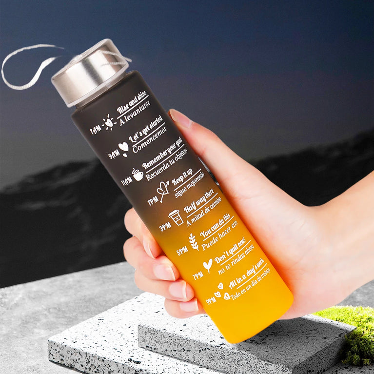 300ML Leak Proof BPA Free Fitness Sports Water Bottle Portable