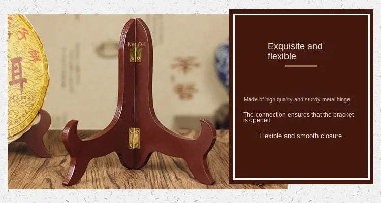 Wooden Display Easel | Foldable Plate Holder & Photo Frame Stand