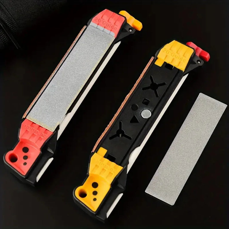 Double-Sided Diamond Knife Sharpener | Portable Whetstone & Honing Tool