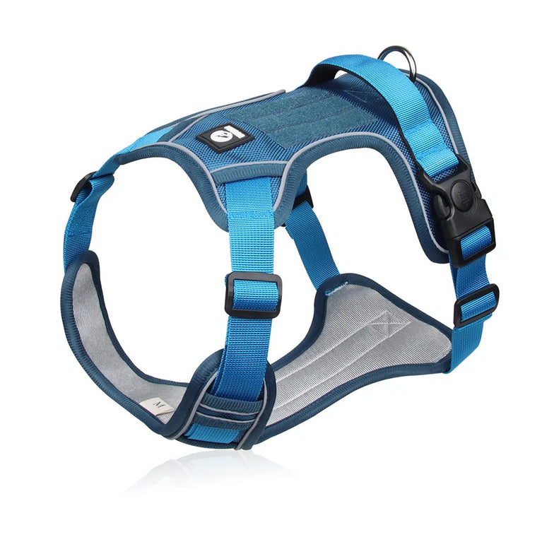 Reflective Tactical Dog Harness Vest Waterproof Oxford Durable Adjustable Large Dog Harness