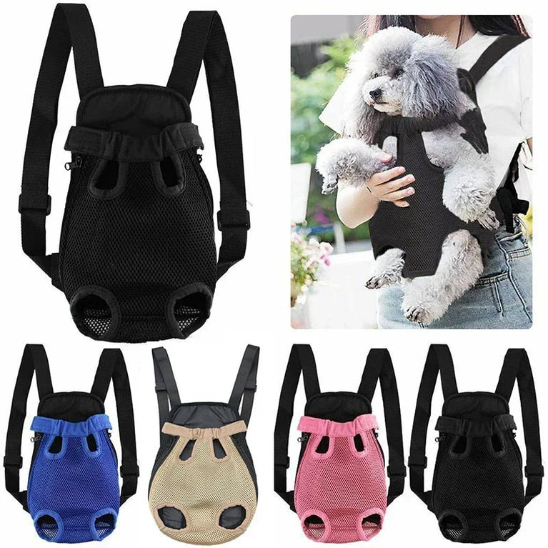 Mesh Dog Carrier Backpack Breathable Pet Travel Sling Puppy Small Dogs