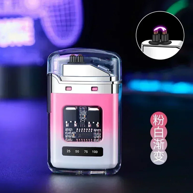 Electric Double Arc USB Plasma Lighter | Windproof Rechargeable Outdoor Tool