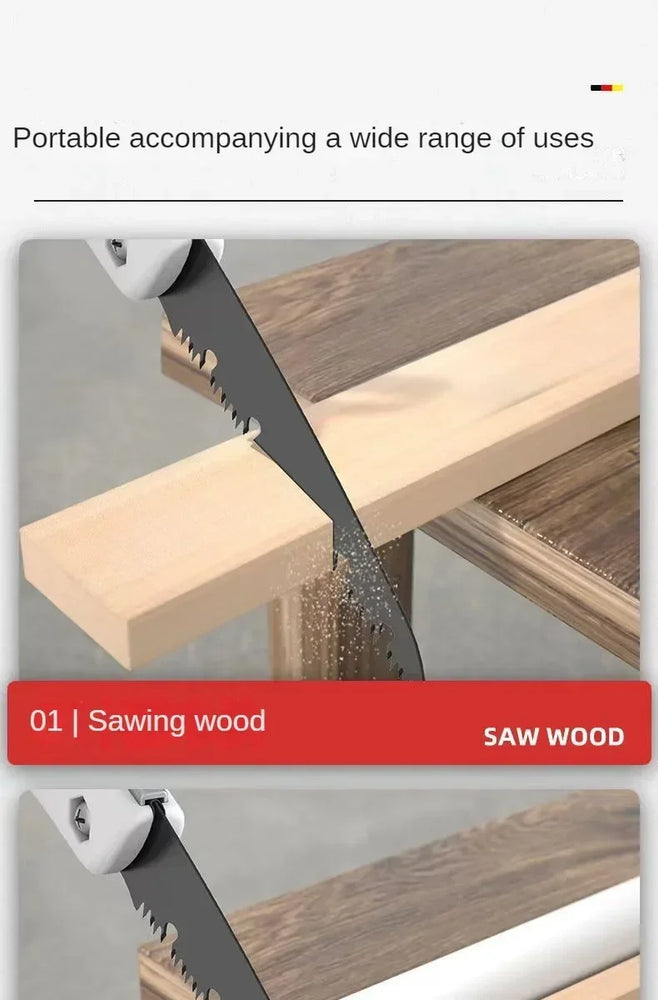 Professional Folding Hand Saw | High-Efficiency Woodworking & Logging Tool