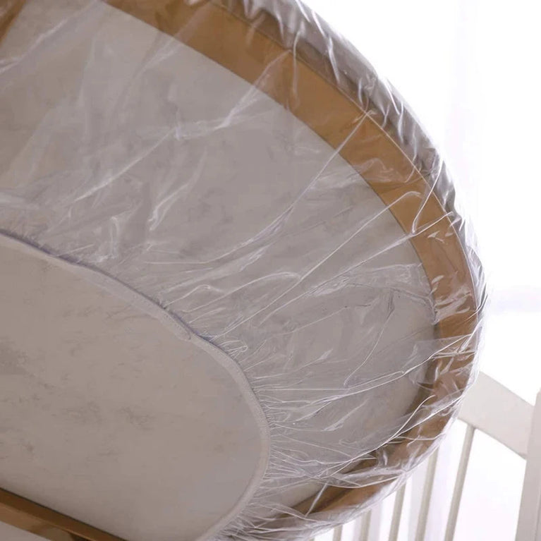 Disposable Fitted Round Tablecloths | Transparent Waterproof Protection