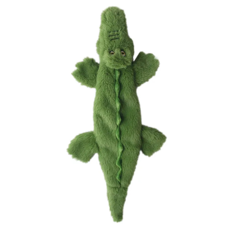 Stuffingless Squeaky Dog Toy Plush Crinkle Chew Training Toy