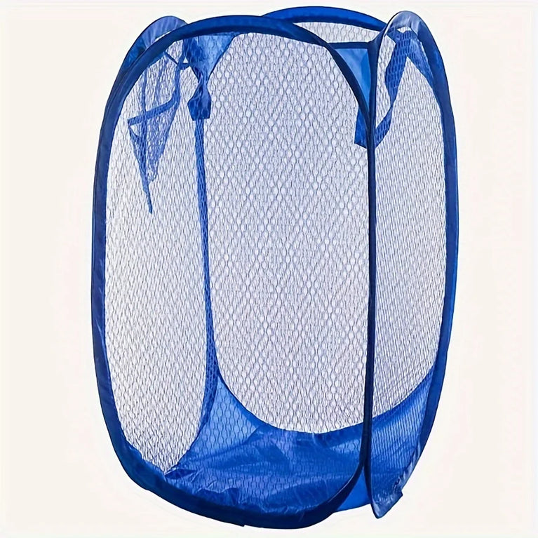 Large Foldable Dirty Clothes Basket | Fine-Mesh Home Organization System