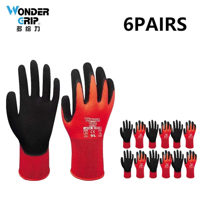 Breathable Nitrile Coated Gardening Gloves Cut Resistant Grip Fit