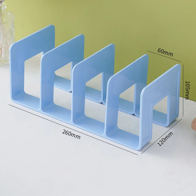Ins Minimalist Iron Desktop Storage Rack Organizer Bookshelf