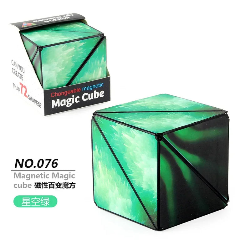 Changeable Magnetic Geometry Cube | 3D Anti-Stress Shape-Shifting Puzzle