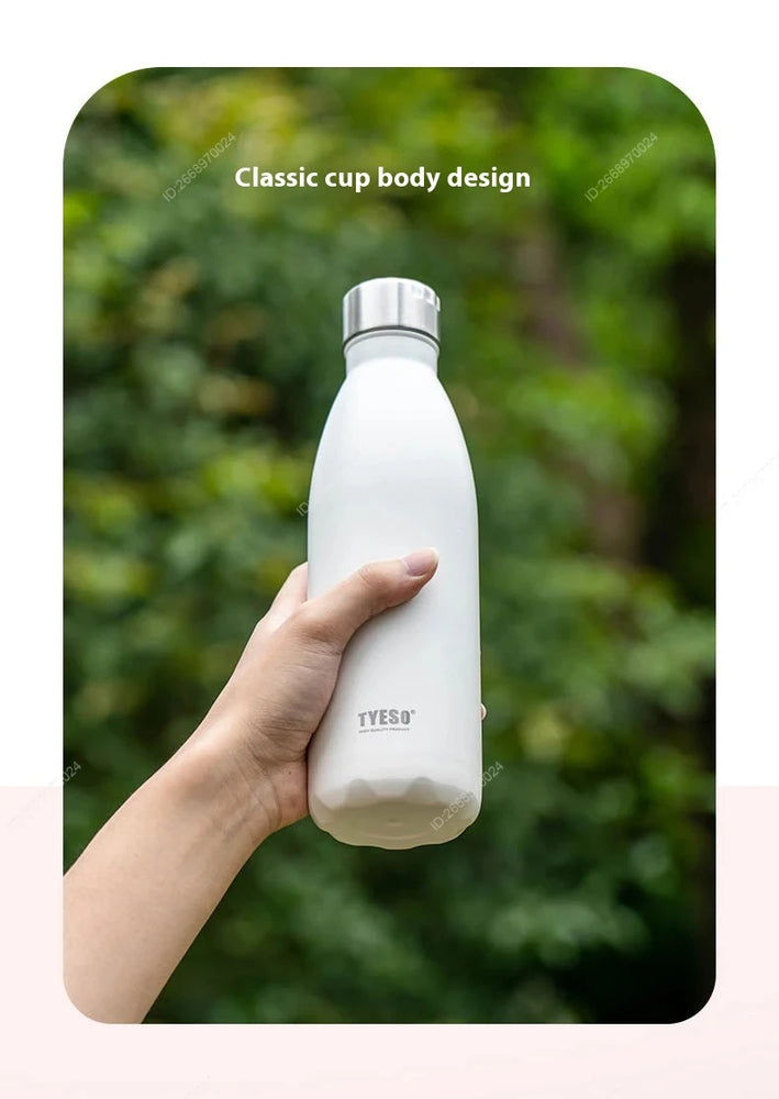 750ml Vacuum Insulated Stainless Steel Cola-Shaped Water Bottle Flask