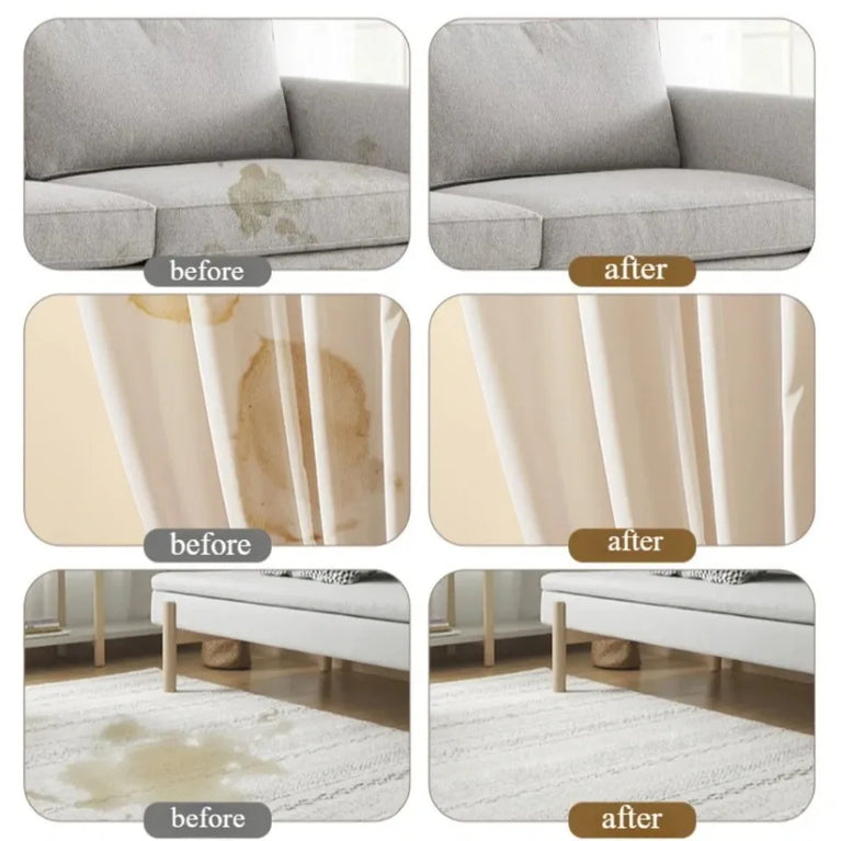 Fabric Sofa Foam Dry Cleaner | Water-Free Multi-Functional Stain Remover