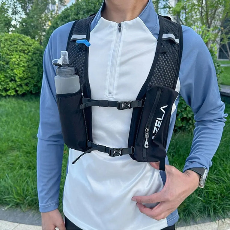 250/500ml Folding Soft Sport Water Bottle Portable Lightweight Camping Running Hydration Bag