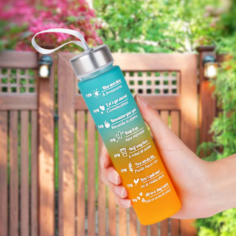 300ML Leak Proof BPA Free Fitness Sports Water Bottle Portable