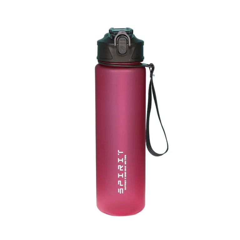 750ml Motivational Leakproof Water Bottle with Straw Large Gym Capacity