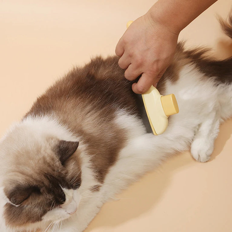 Stainless Steel Cat Grooming Comb Long Hair Undercoat Brush Tool