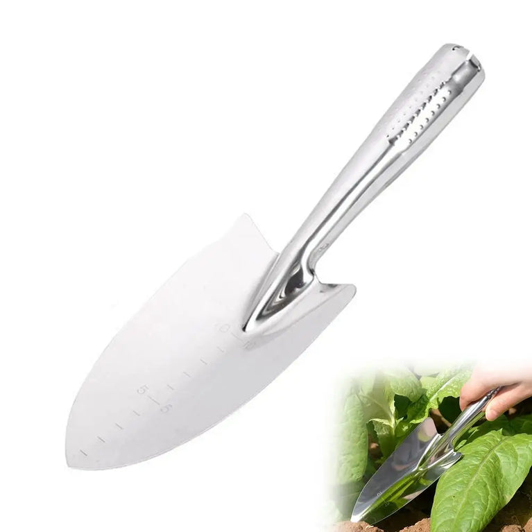Full Stainless Steel Gardening Tool Set for Digging Planting and Soil Work
