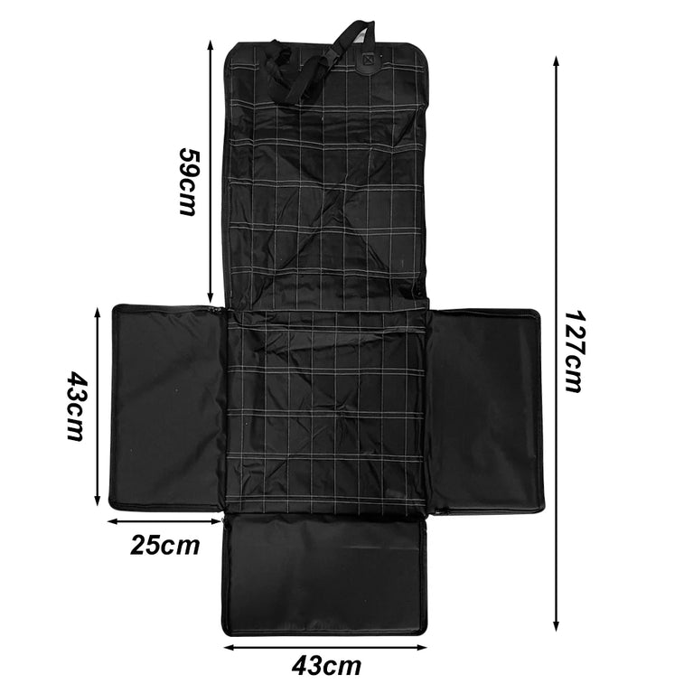 Waterproof Dog Car Seat Carrier Bag Travel Hammock Crate Oxford