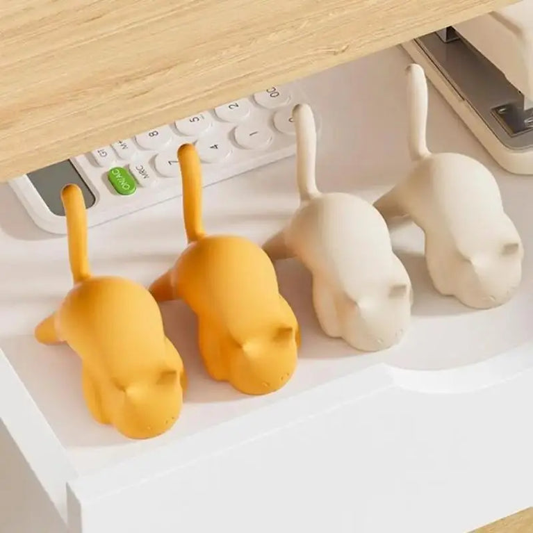 Cute Cat Bag Hook Portable Table Hanger Desk Organiser Holder Stand