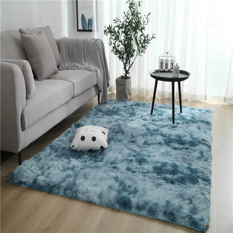Fluffy Non-Slip Washable Area Rugs for Living Room and Bedroom