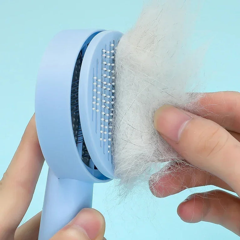 Cats Brush for Shedding Self Cleaning Slicker Grooming Massage Comb