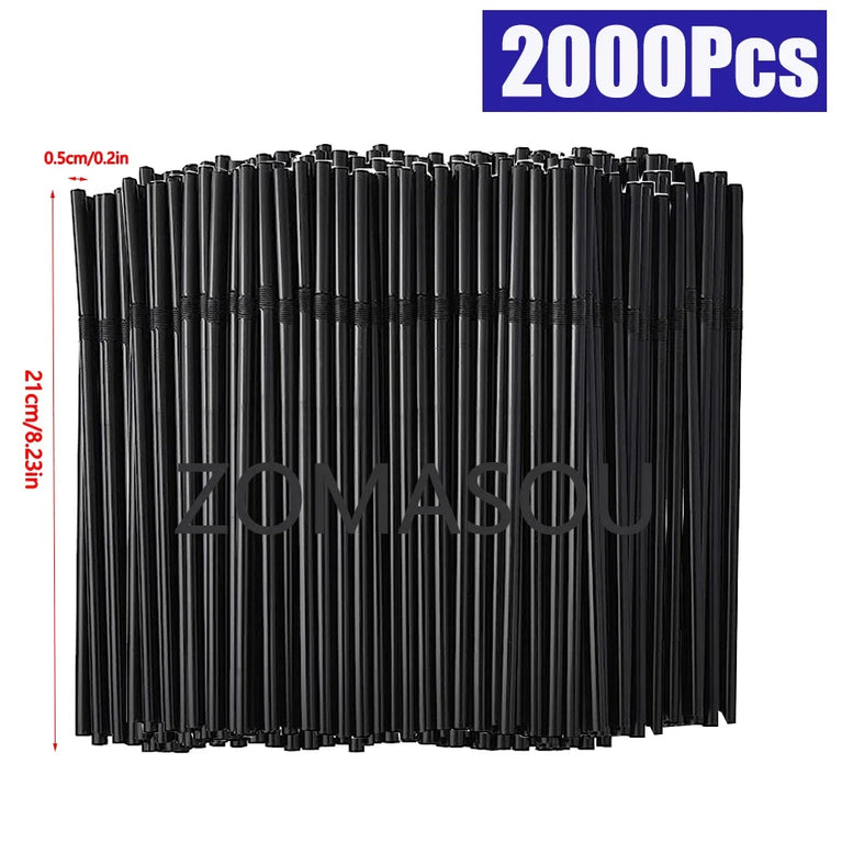 50-6000Pc Colorful Drinking Straws for Party Cocktail Use