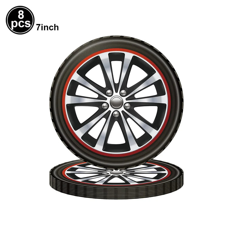 Racing Car Birthday Party Tableware Set Plates Napkins Kids Theme