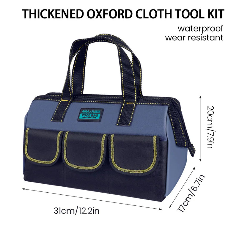 Professional Heavy-Duty Tool Bag | Industrial-Grade Electrician & Tradesman Organizer