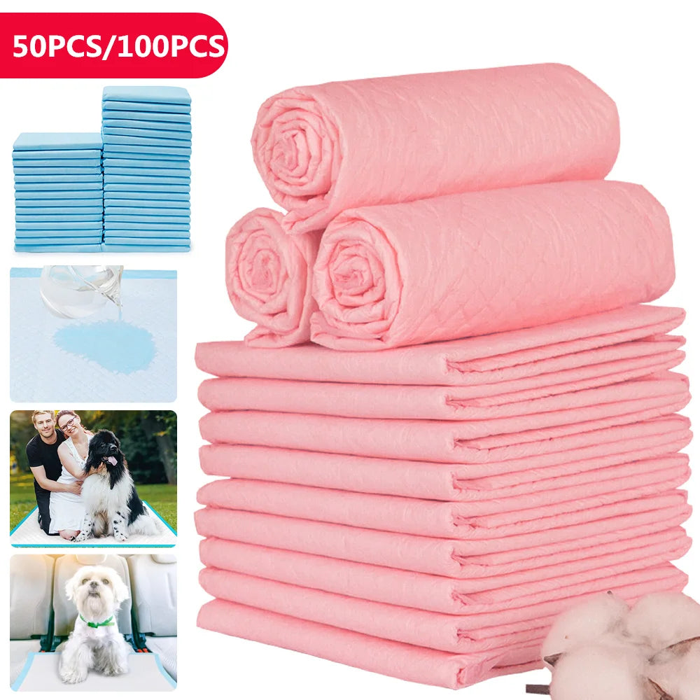 Super Absorbent Pet Diaper Dog Training Pee Pads Quick-dry Mat