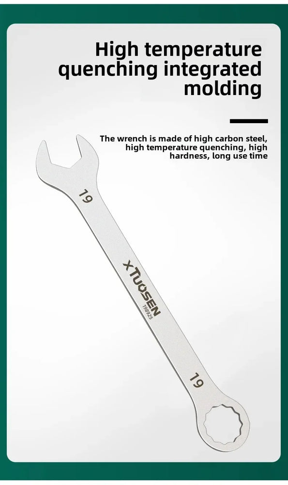 Ultra-Thin Combination Wrench | Precision Dual-Purpose Hand Tool