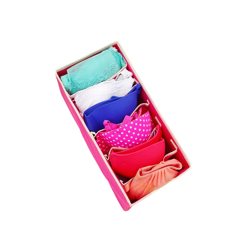 Non-Woven Underwear & Sock Organizer | Foldable Wardrobe Drawer Divider