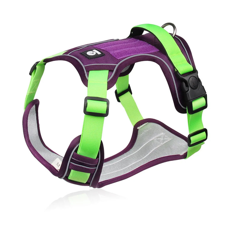 Reflective Tactical Dog Harness Vest Waterproof Oxford Durable Adjustable Large Dog Harness