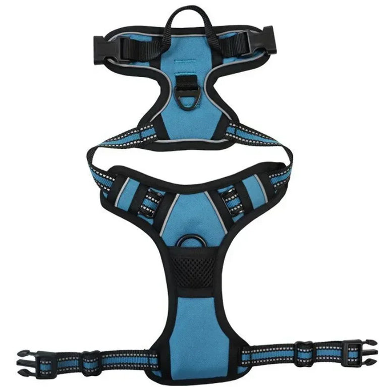 Reflective Adjustable Dog Harness Breathable No Pull Vest ChestStrap