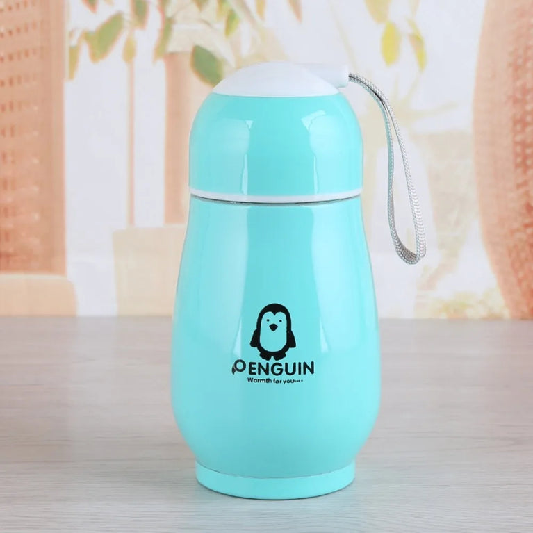Mini Penguin Thermos Cup 180ml Travel Mug for Kids Insulated