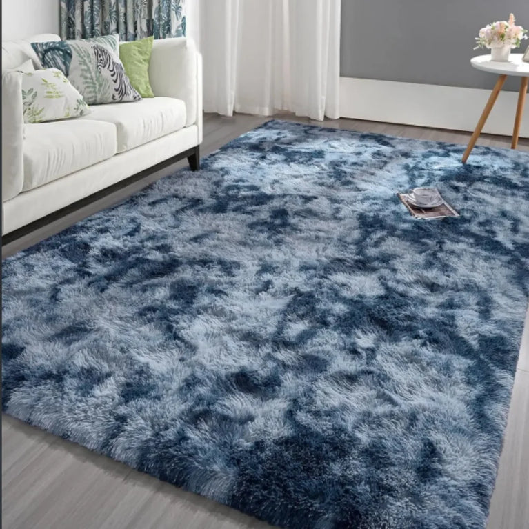 Fluffy Non-Slip Washable Area Rugs for Living Room and Bedroom