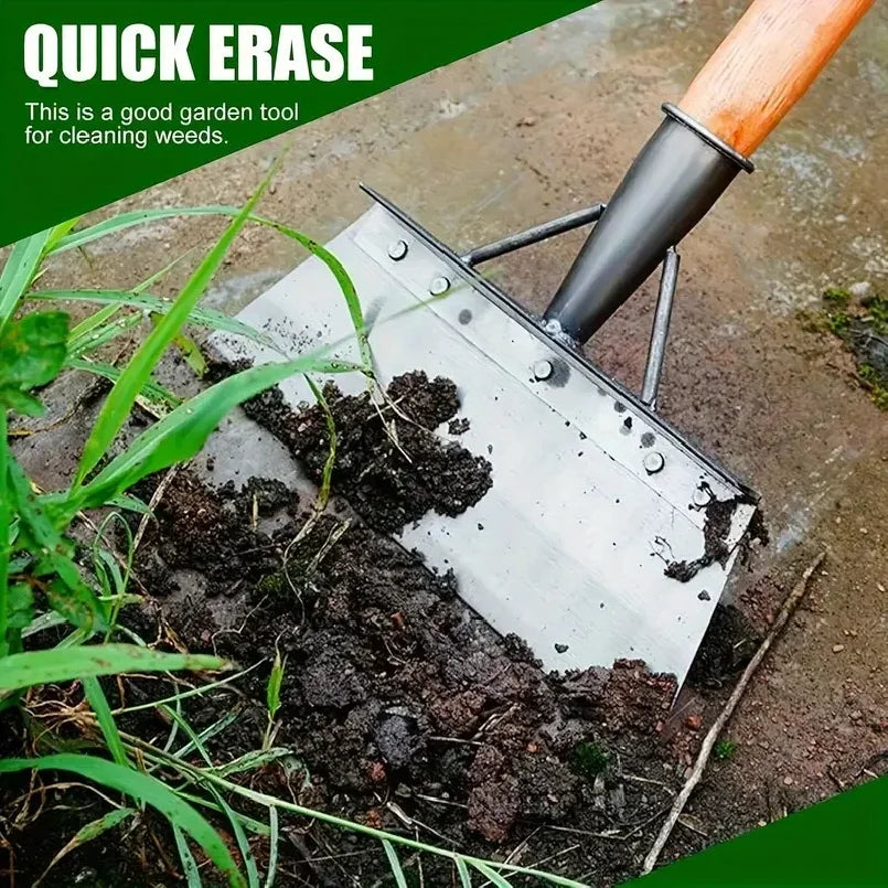Heavy Duty Metal Garden Shovel for Weeding Edging and Digging