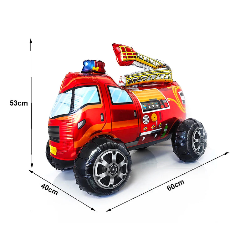 Firetruck Birthday Party Supplies Fire Theme Paper Plates Cups Napkins Set