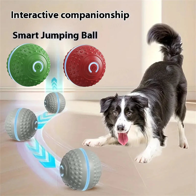 Smart Interactive Dog Toy Ball | Automatic Bouncing Rolling Toy