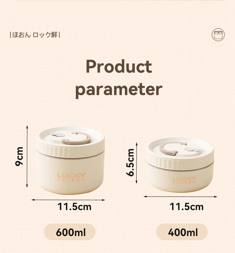 Bento Lunch Box Set Portable Keep Warm Insulated Stainless Steel Thermal Food Container Bag