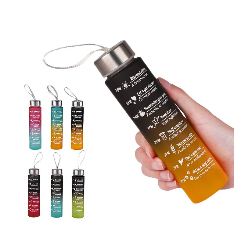 300ML Leak Proof BPA Free Fitness Sports Water Bottle Portable