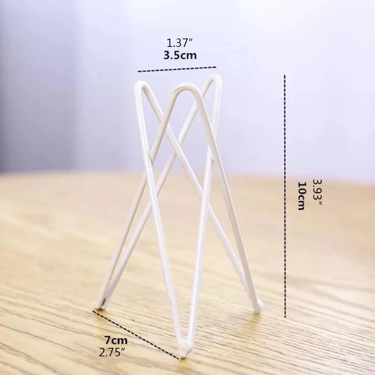 Style Geometric Air Plant Holder | Minimalist Iron Tillandsia Display Stand