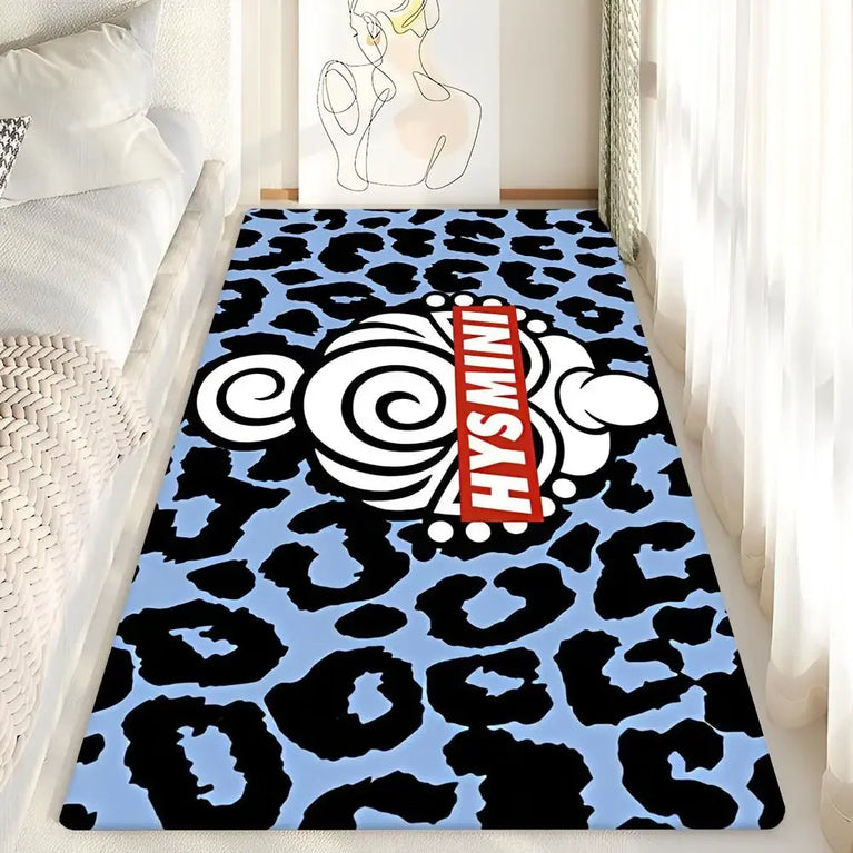 Non-Slip Washable Cartoon Area Rugs for Kids Room and Living