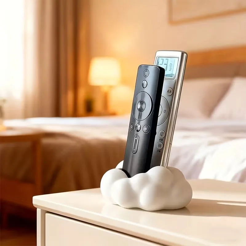Cloud-Shaped Remote Control Holder Desk Organiser Storage Rack Stand