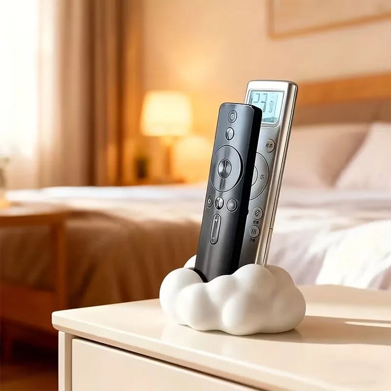 Cloud-Shaped Remote Control Holder Desk Organiser Storage Rack Stand